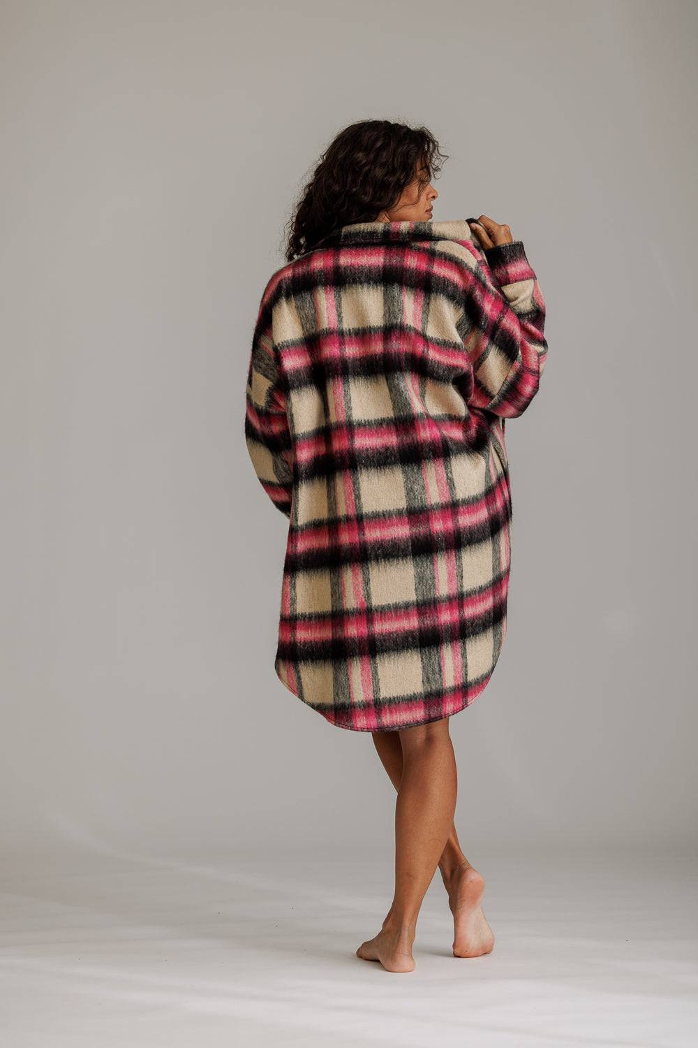 Karo Kauer Overjacket Checkered VIP-Rabatte