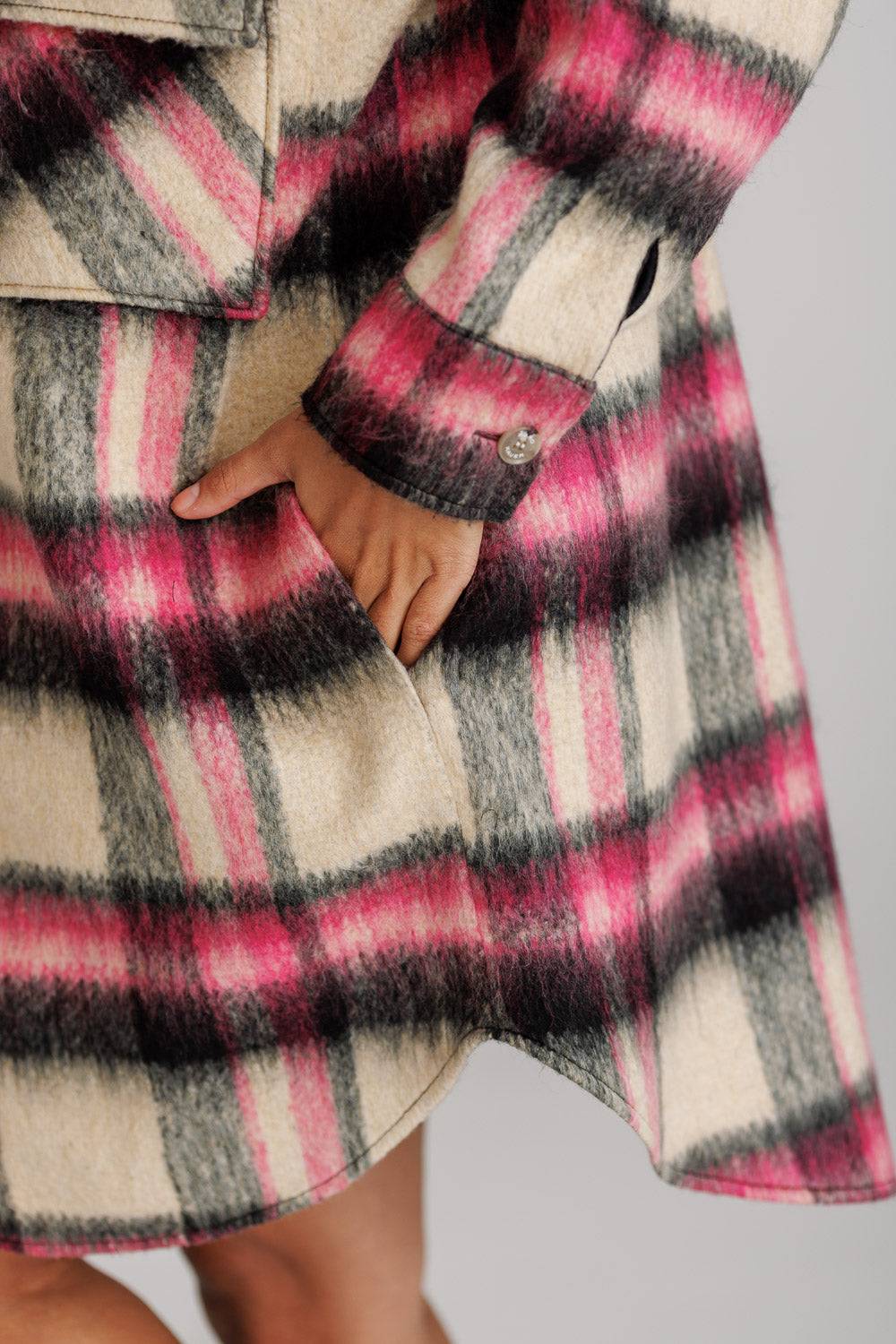 Karo Kauer Overjacket Checkered VIP-Rabatte