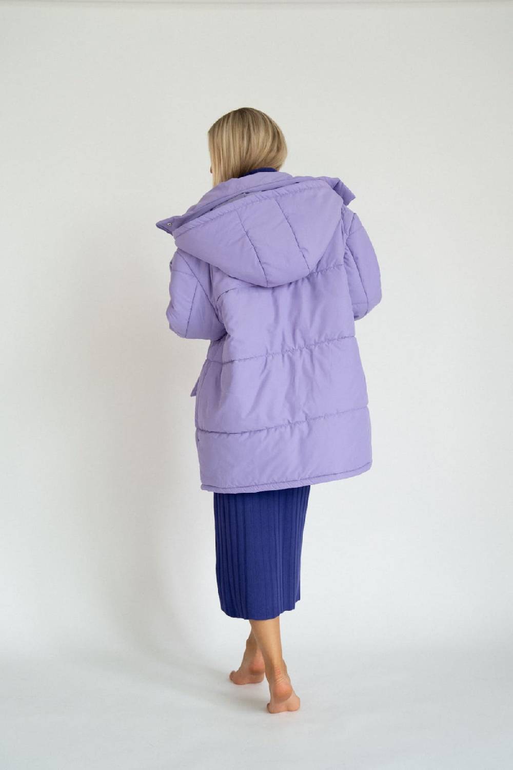 Karo Kauer Puffer Jacket Lilac Super Sparpreis