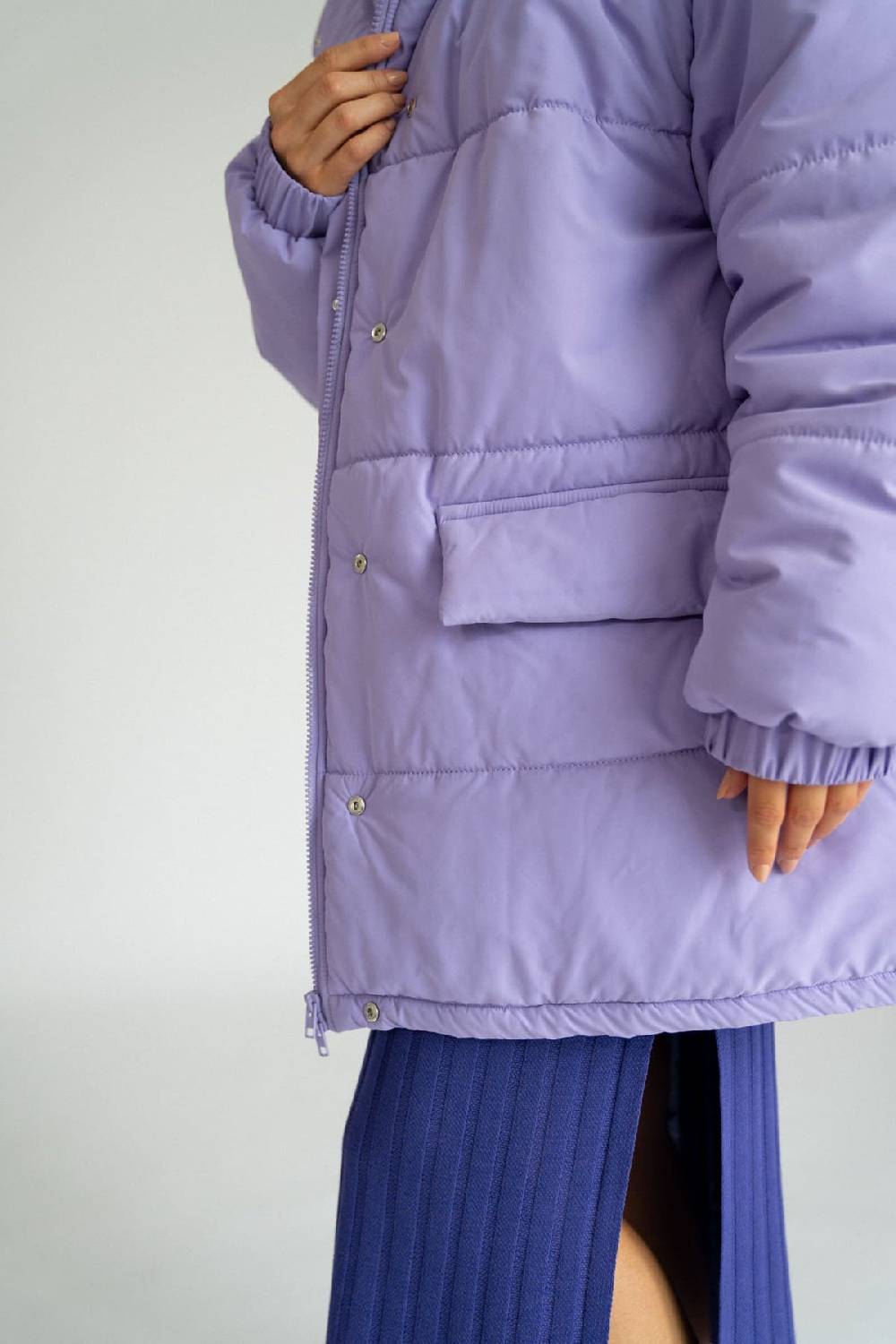 Karo Kauer Puffer Jacket Lilac Super Sparpreis