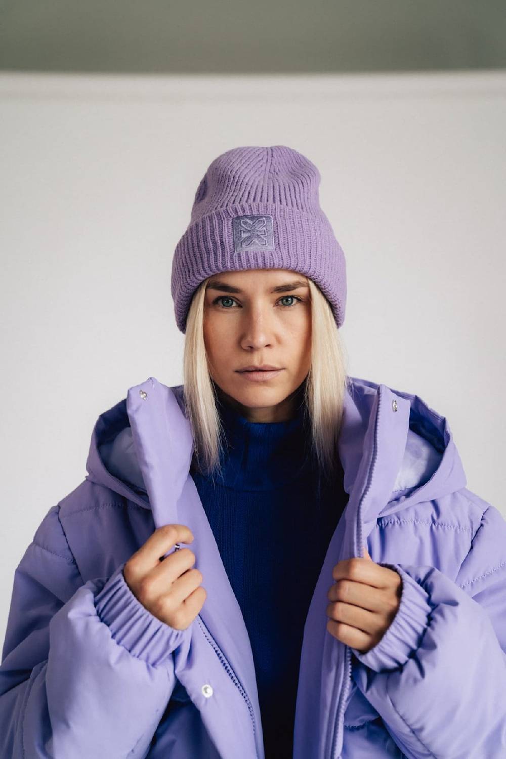 Karo Kauer Puffer Jacket Lilac Super Sparpreis