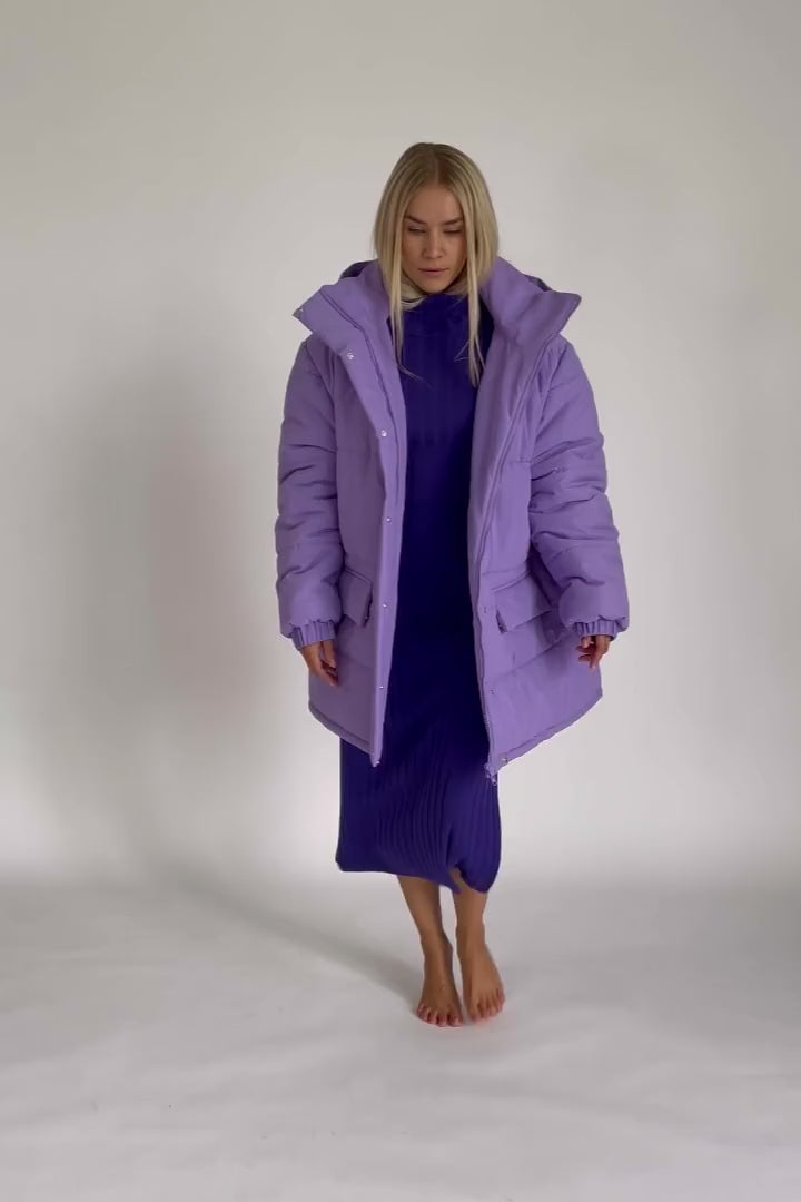 Karo Kauer Puffer Jacket Lilac Super Sparpreis