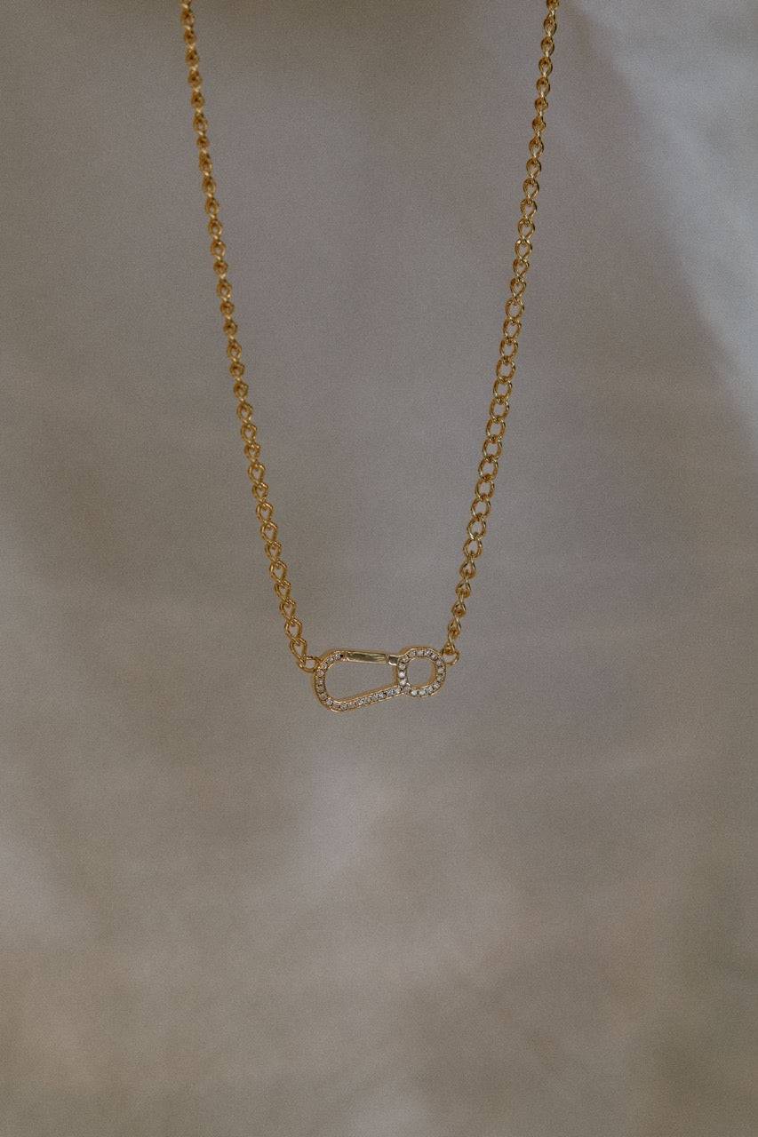 Karo Kauer Chain Carabiner Gold Sonderangebot
