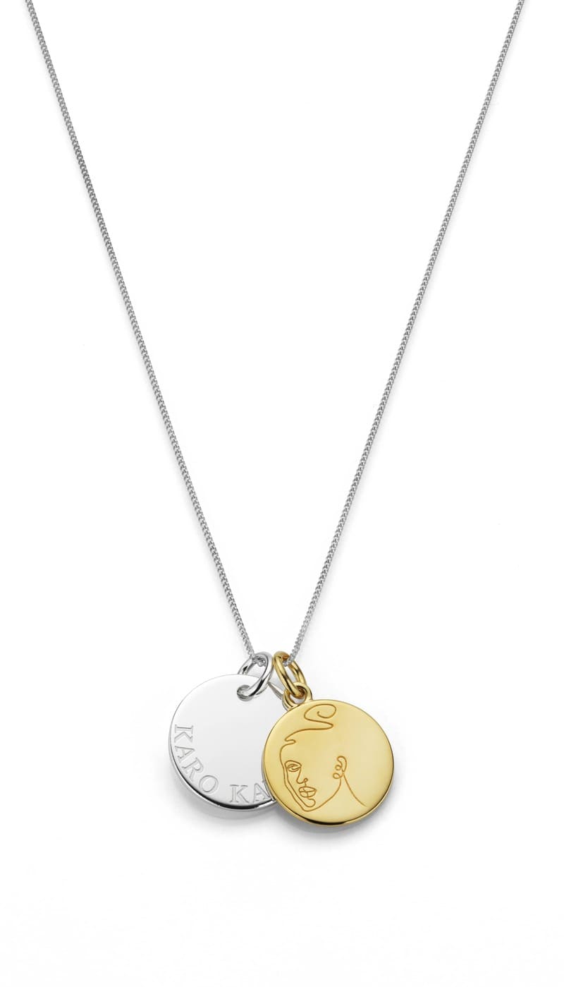 Karo Kauer Fine Necklace Silver x KK Coins Günstig kaufen