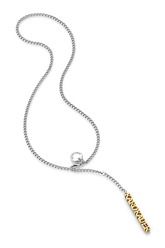 Karo Kauer KK Y-Necklace Bicolor Silver/Gold Versandkostenfrei