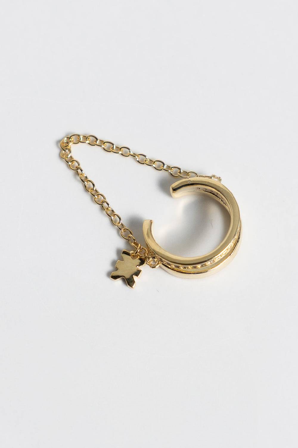 Karo Kauer Earcuff Chain Gold Black Friday