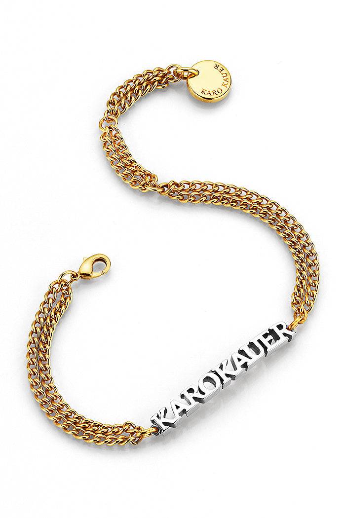 Karo Kauer KK Bracelet Bicolor Gold/Silver Weihnachtsangebot