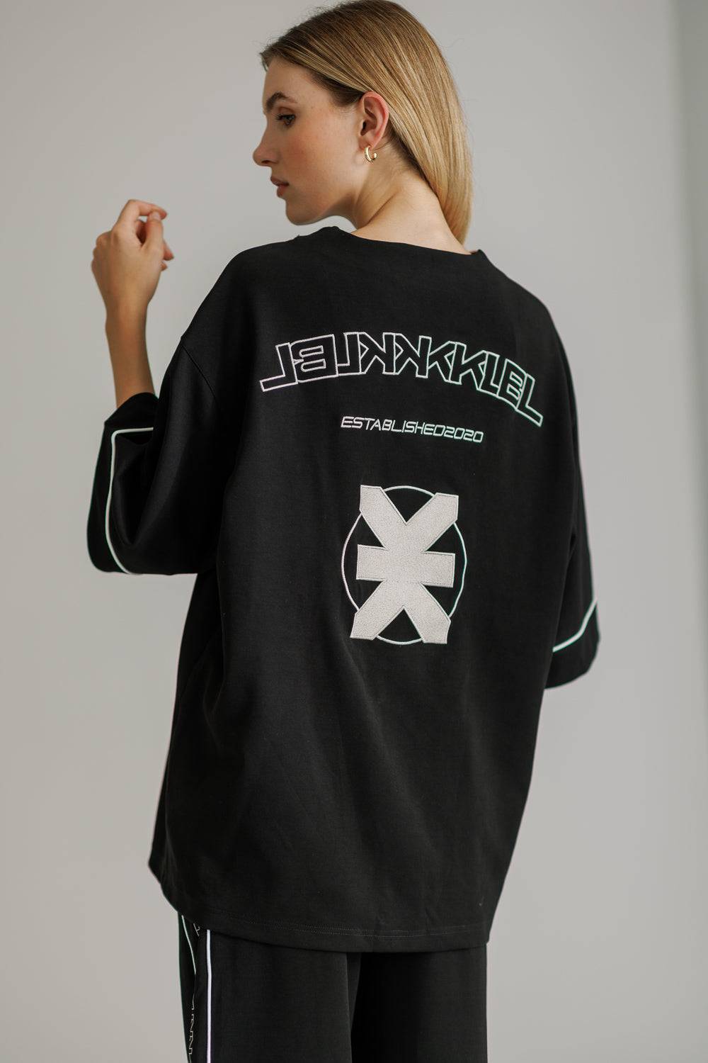 Karo Kauer Baseballshirt Black Hotsell