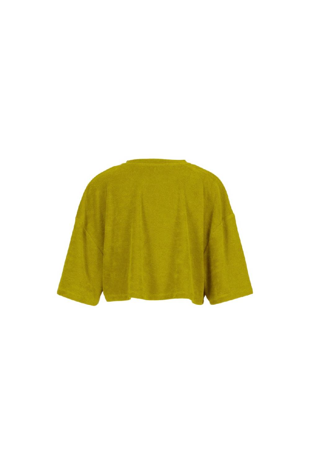 Karo Kauer Frottee T-Shirt Olive Fabrik Onlineshop