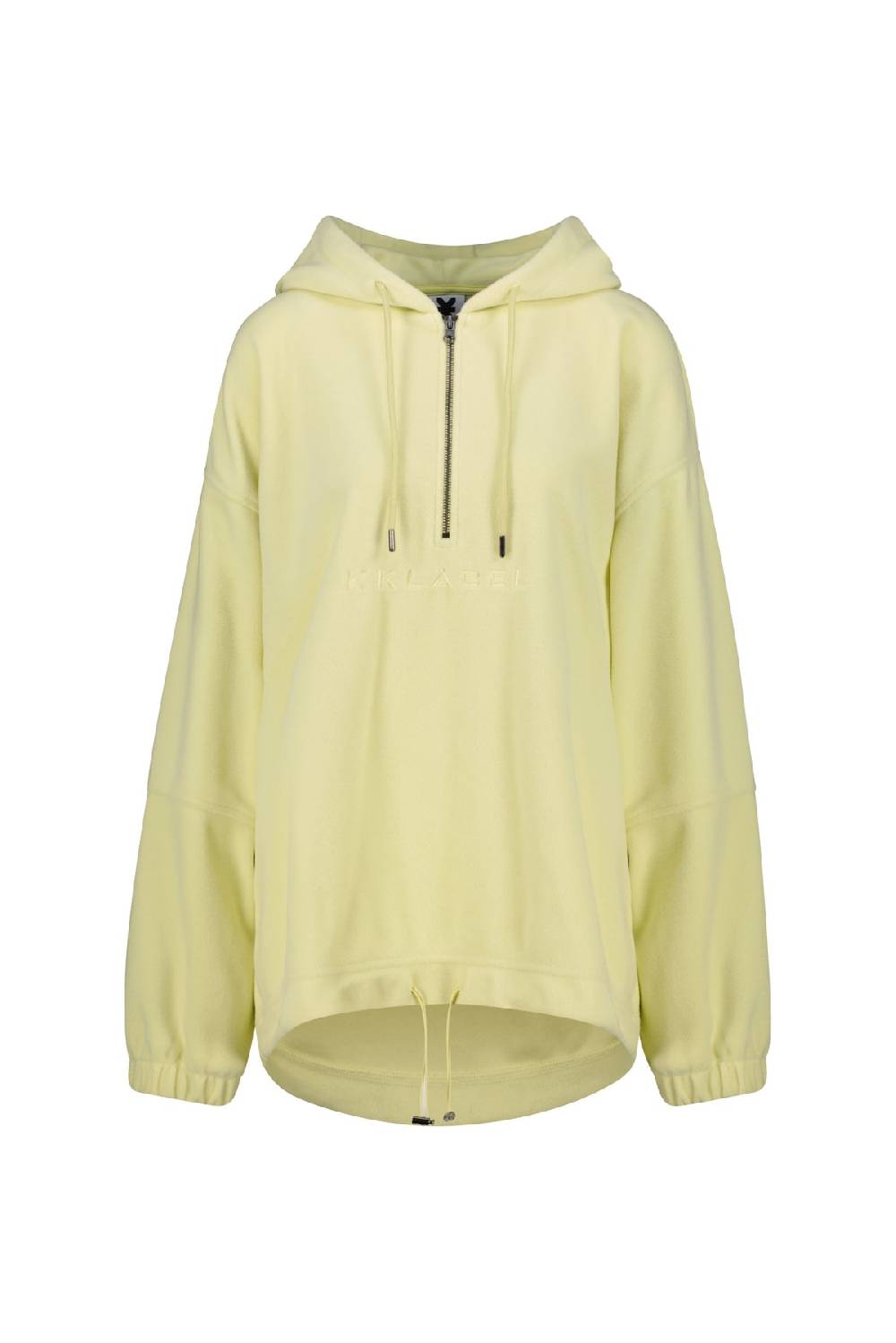 Karo Kauer Zipped Fleece Light Yellow Black Friday