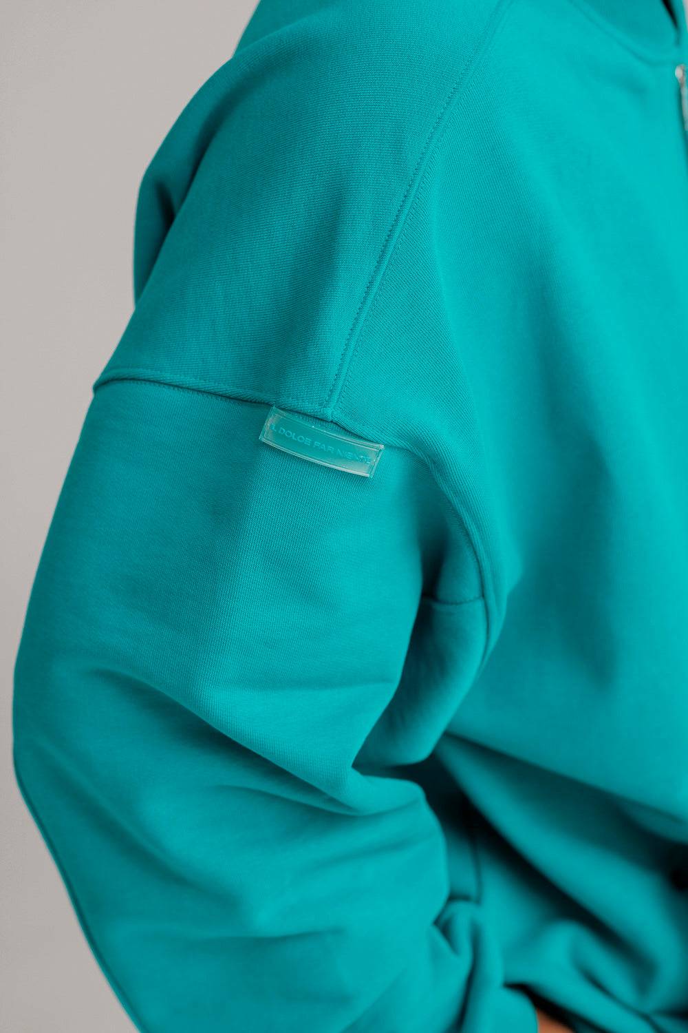 Karo Kauer Zipped Jacket Tile Blue Jubiläumsangebot