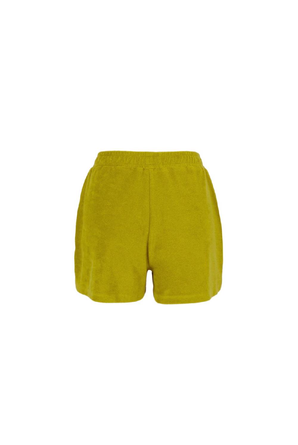 Karo Kauer Frottee Shorts Olive Neueste Mode