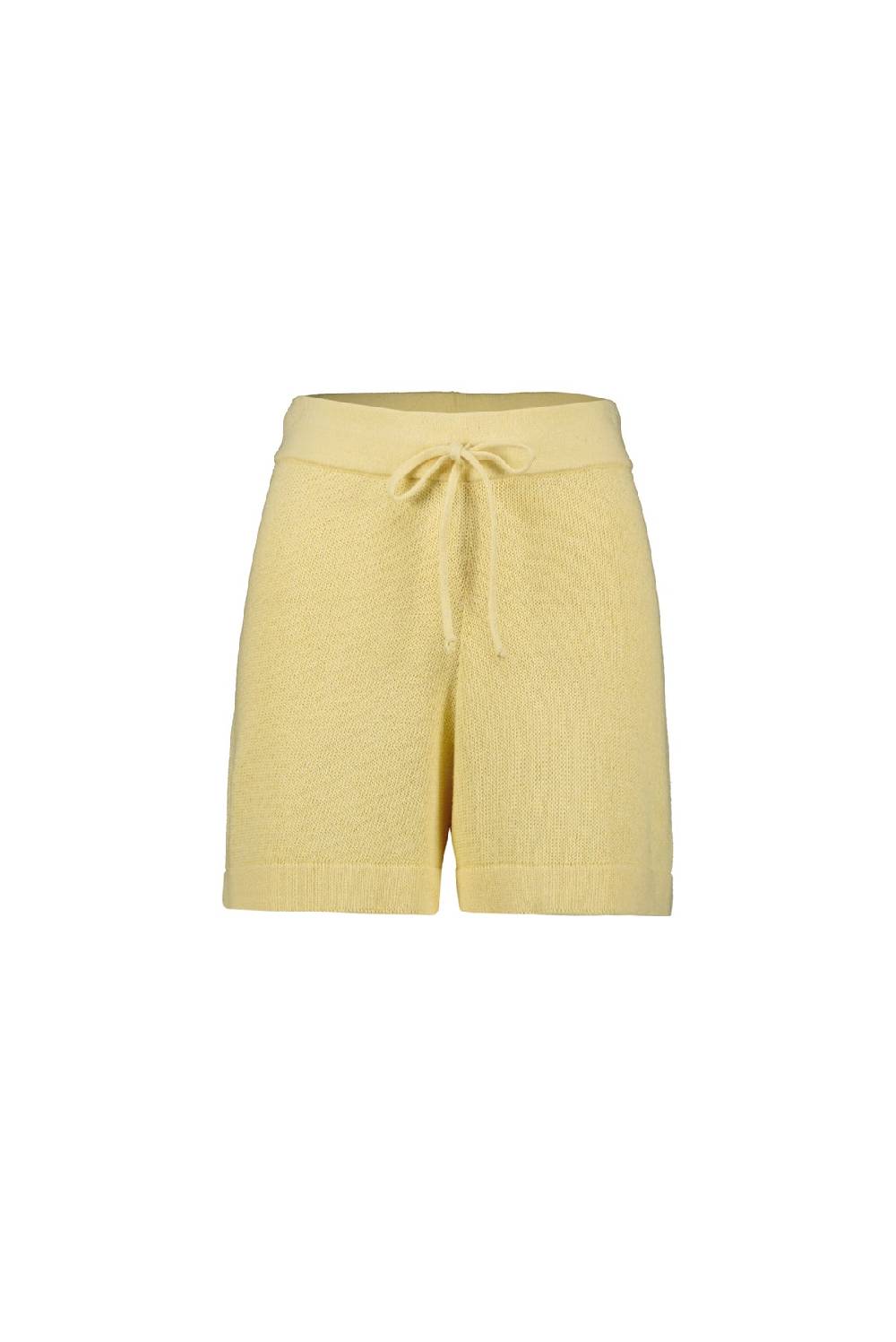 Karo Kauer Knit Shorts Light Yellow Große Rabatte