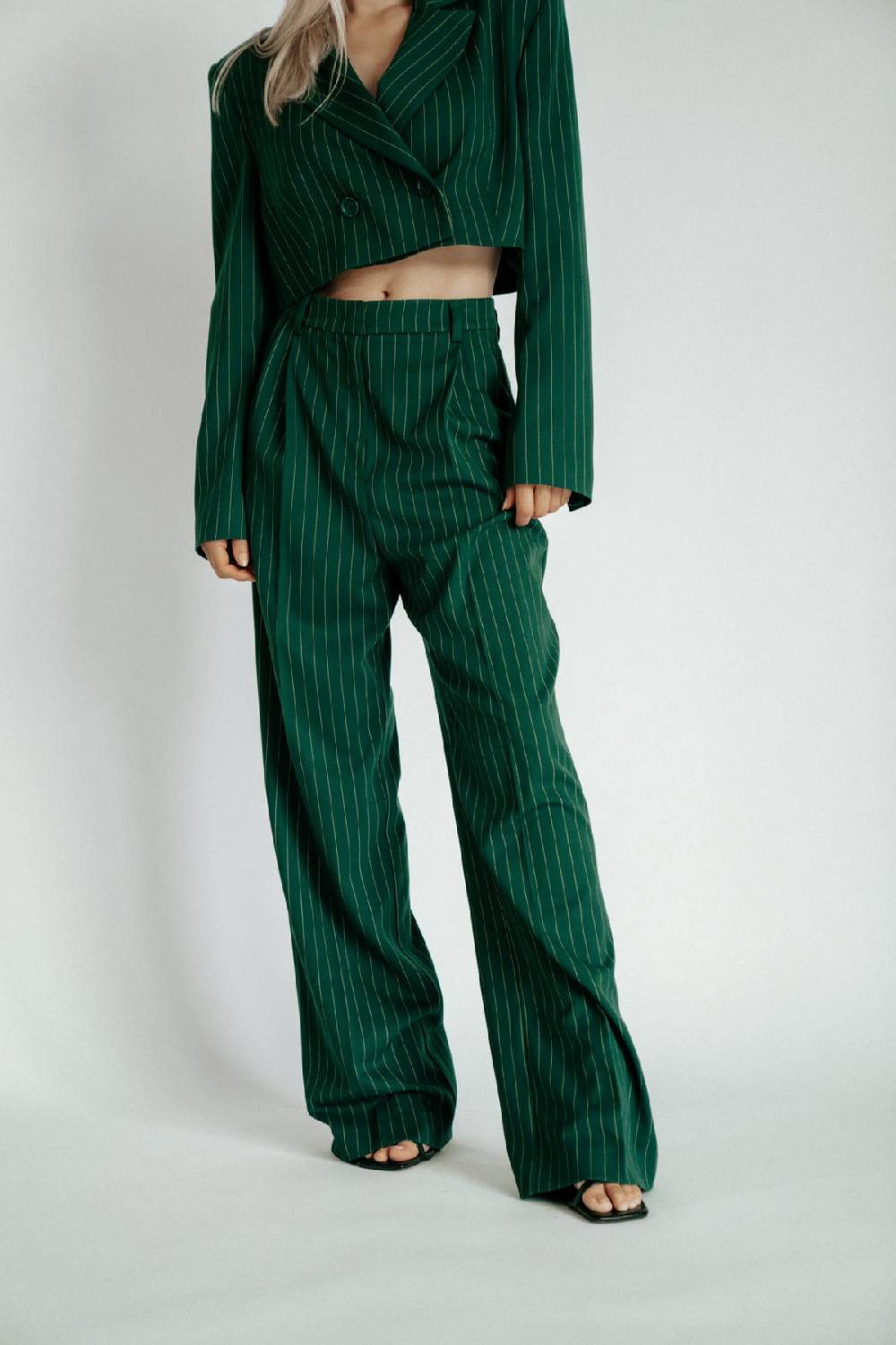 Karo Kauer Formal Pants Sapphire Green Saisonale Angebote