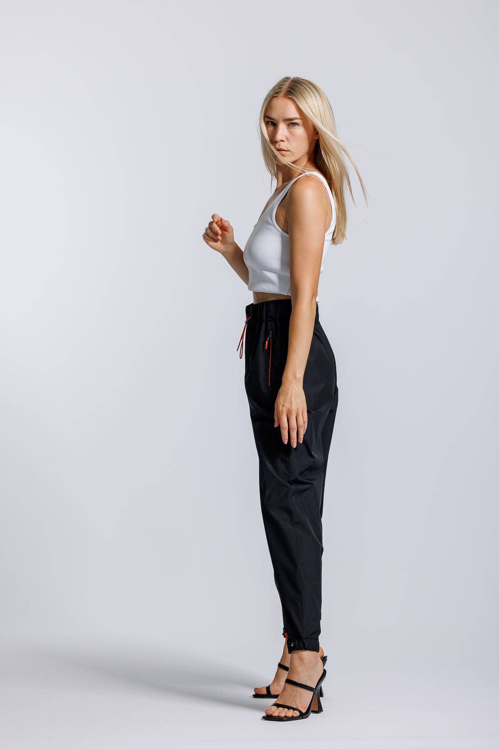 Karo Kauer Trackpants Black Räumungsverkauf