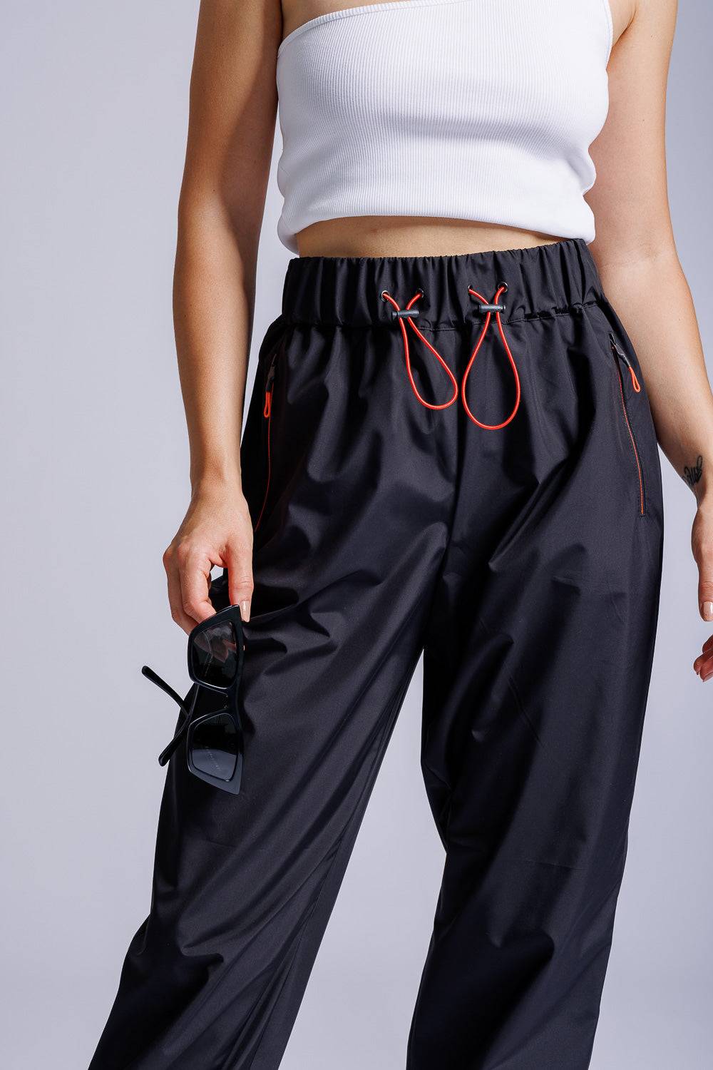 Karo Kauer Trackpants Black Räumungsverkauf