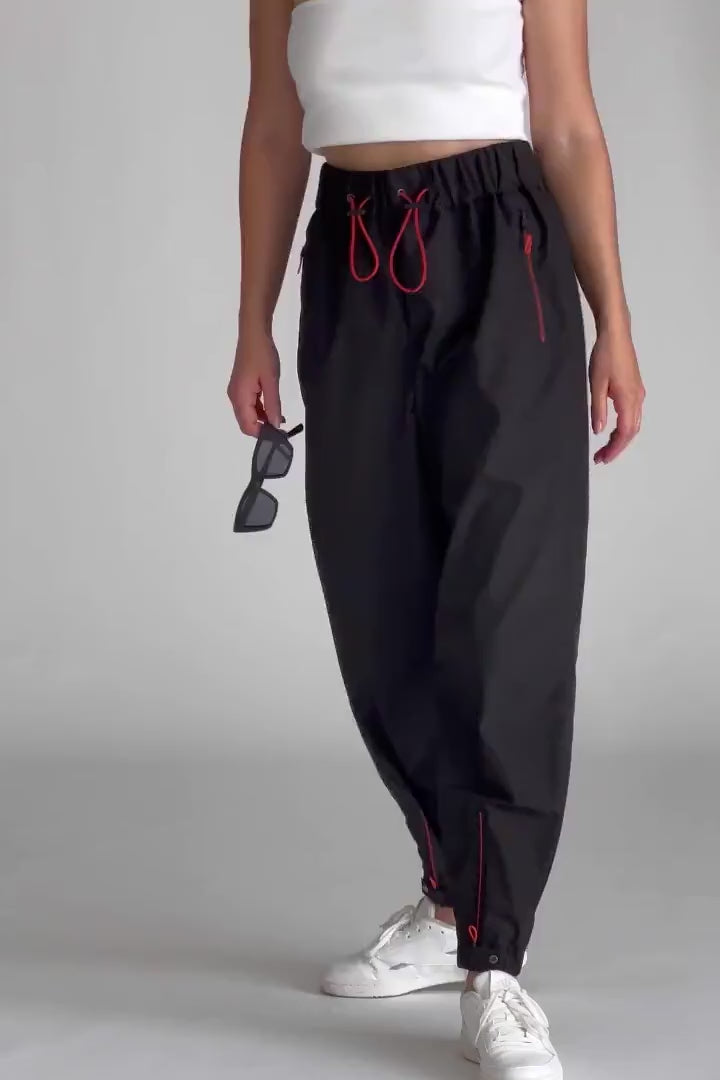 Karo Kauer Trackpants Black Räumungsverkauf