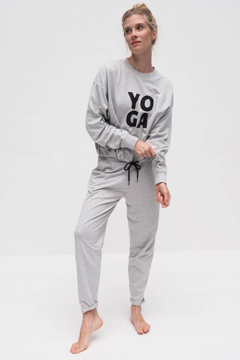 Kismet Yogastyle Balian Pant light grey marl Sonderangebot der Fabrik