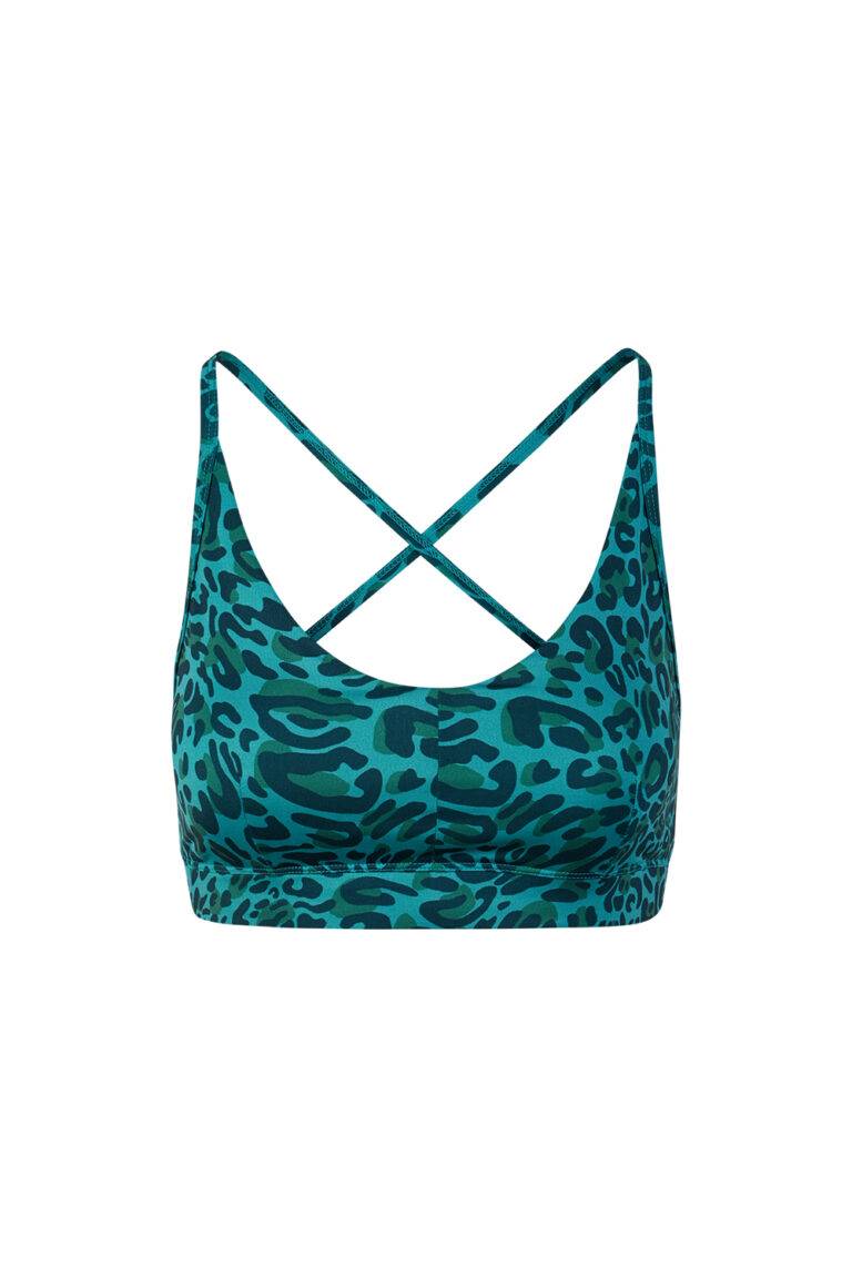 Kismet Yogastyle Yoga Bra Top Amba leo turquoise Begrenzt auf 3 Tage