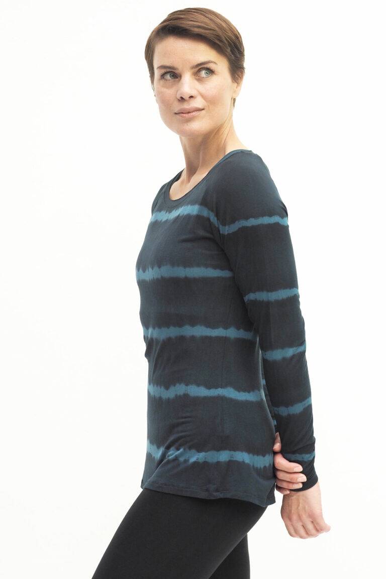 Kismet Yogastyle Nandi LS batik emerald Rabatte dieses Monats