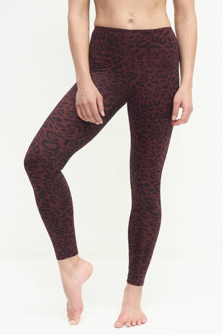 Kismet Yogastyle Ganga Leggings 7/8 leo ruby Fabrikverkauf