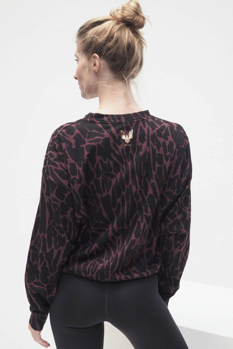 Kismet Yogastyle Garuda Sweatshirt ruby marl skin Meist gekauft