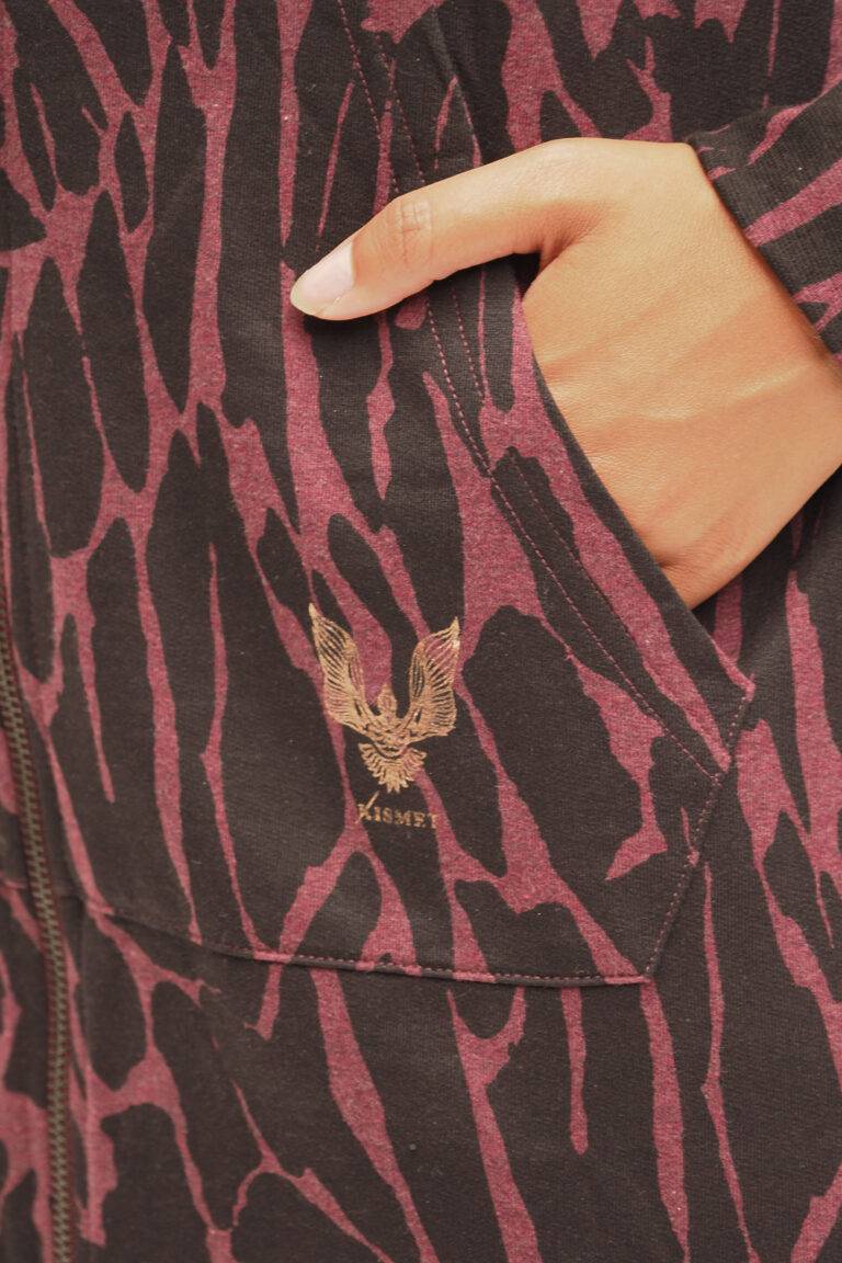 Kismet Yogastyle Pangu Jacket ruby marl skin Blitzverkäufe