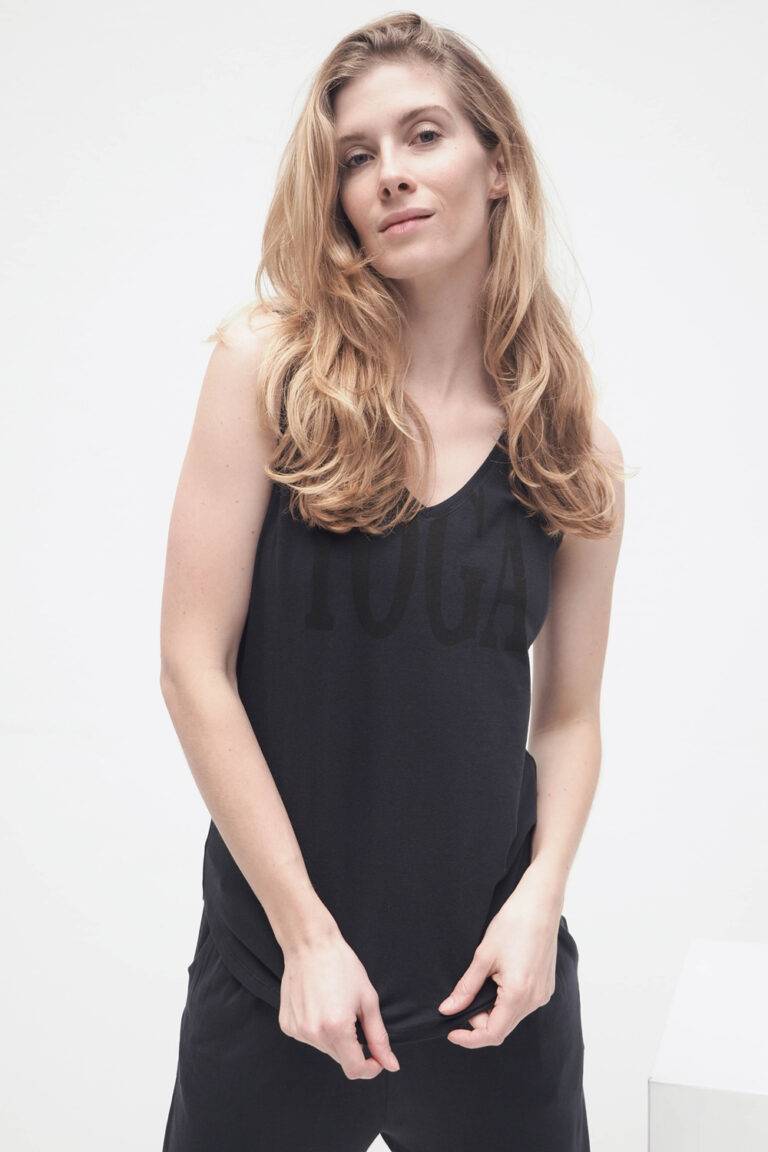 Kismet Yogastyle Ananda Tank anthracite YOGA Rabatt
