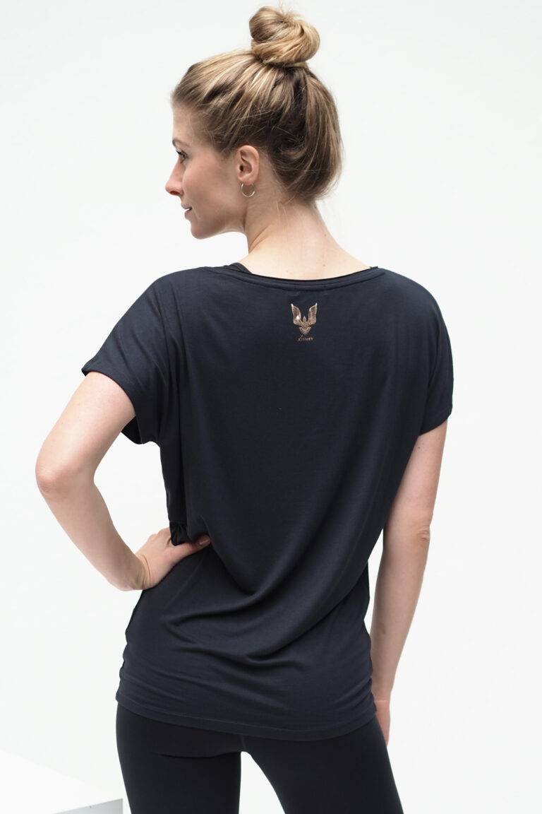 Kismet Yogastyle Yoga Tee Manavi – Anthracite Versandkostenfrei