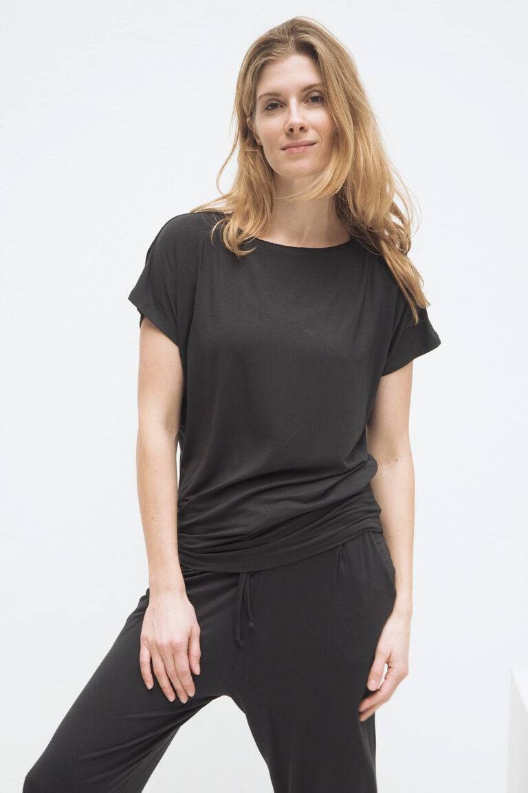 Kismet Yogastyle Yoga Tee Manavi – Anthracite Versandkostenfrei
