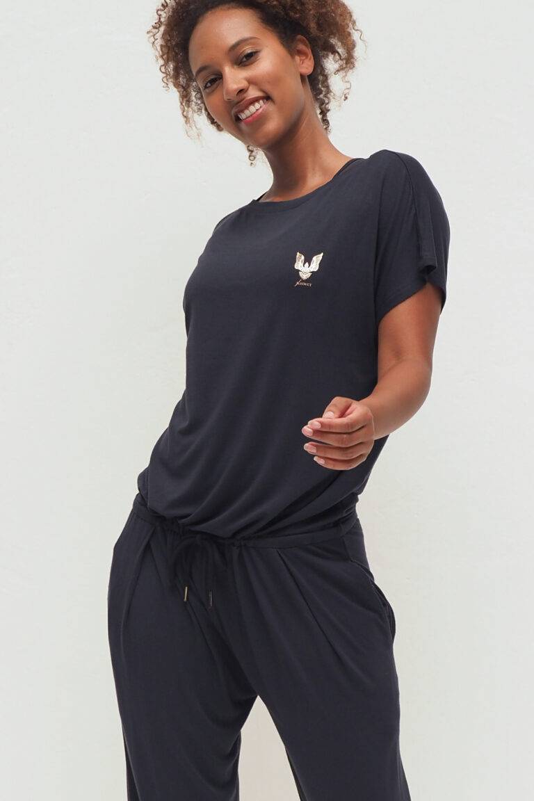Kismet Yogastyle Chandra Jumpsuit anthracite Begrenztes Angebot