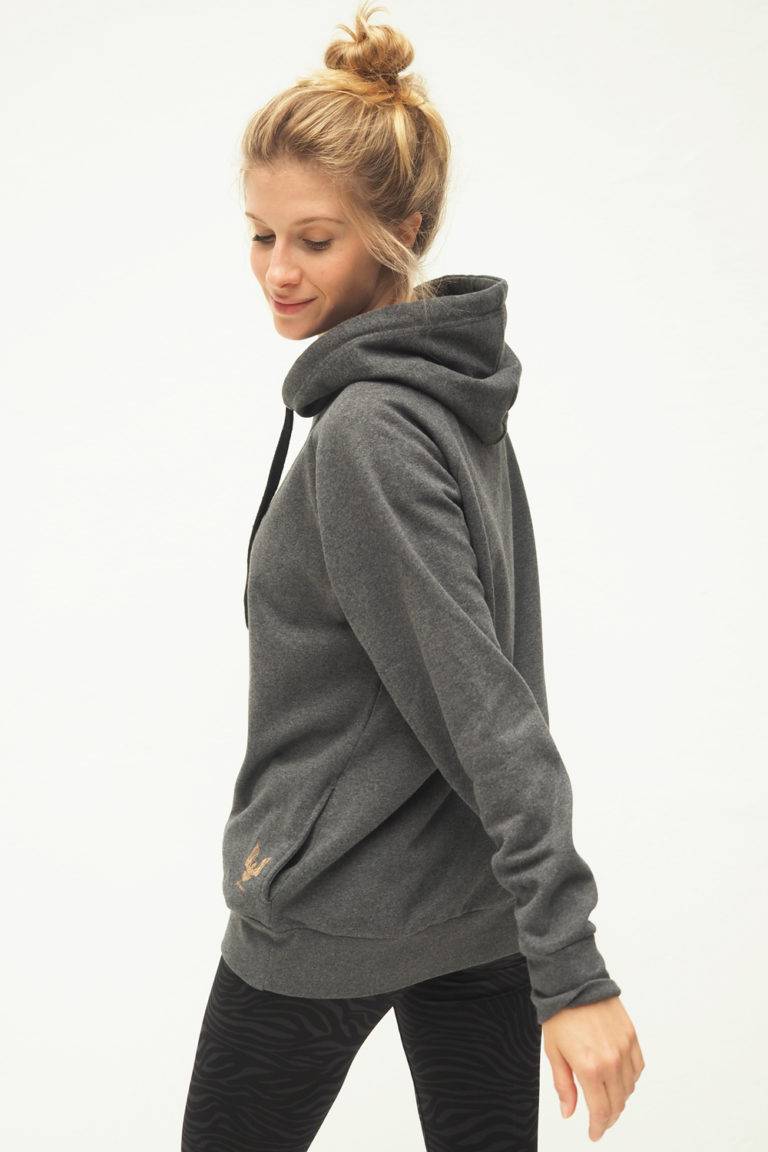 Kismet Yogastyle YOGA Hoodie Rudra – Grey Marl Online Shopping