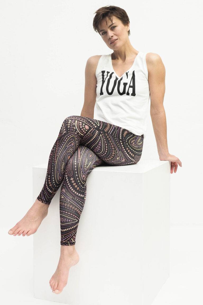 Kismet Yogastyle Ganga Leggings 7/8 mandalay red Valentinstagsangebot