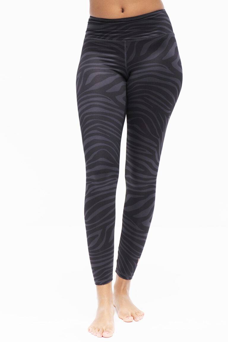 Kismet Yogastyle Ganga Leggings 7/8 zebra anthracite Jubiläumsangebot