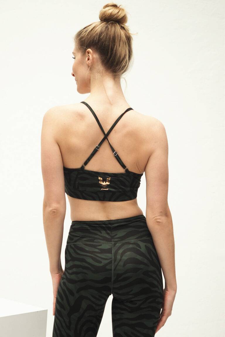 Kismet Yogastyle Yoga Bra Top Amba – Camou Jade Sonderangebote