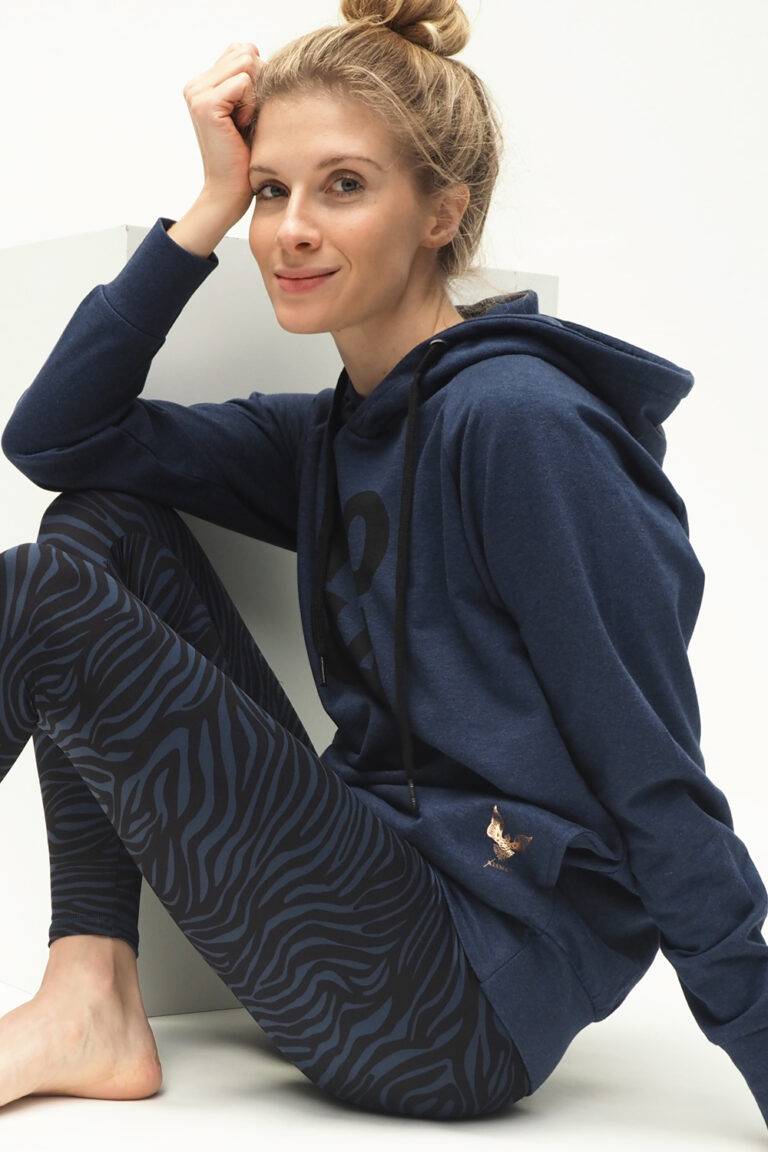 Kismet Yogastyle YOGA Hoodie Rudra – Blue Marl Super Sparpreis