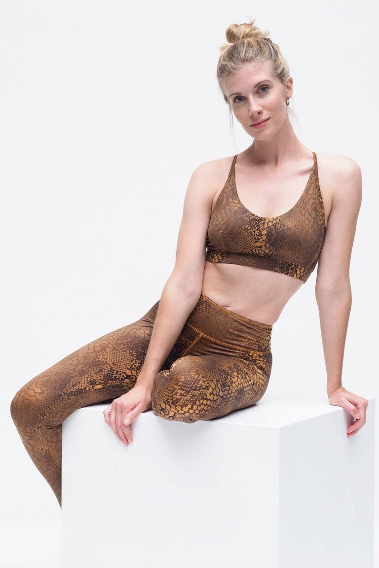 Kismet Yogastyle Yoga Leggings Ganga 7/8 – Desert Snake Neueste Stile