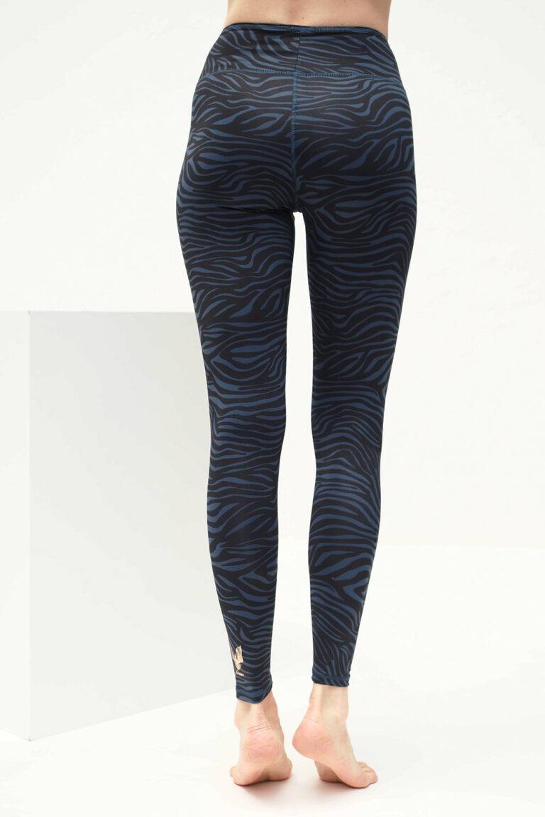 Kismet Yogastyle Yoga Leggings Ganga 7/8 – Zebra Blue Bis zu 60% Rabatt