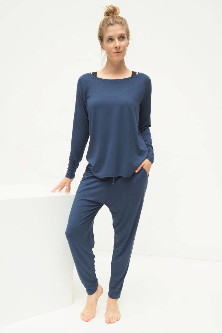 Kismet Yogastyle Yoga Longsleeve Top Amun – Blue Discount Store für neue Produkte