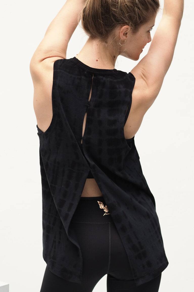 Kismet Yogastyle Shakti Tank – Batik Black Nur noch ein Tag übrig