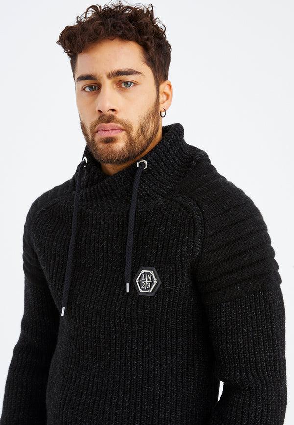 Leif Nelson Strickpullover Grobstrick mit Schalkragen Fabrik Onlineshop