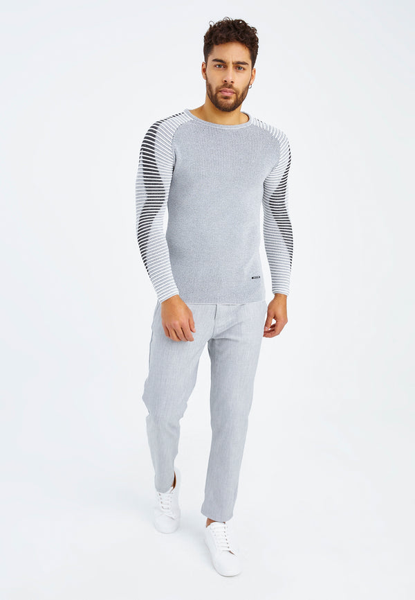 Leif Nelson Strickpullover Feinstrick Rundhals Günstig kaufen