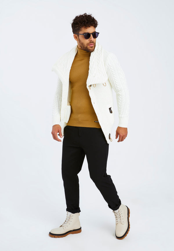 Leif Nelson Strickjacke mit Schalkragen Saisonschlussverkauf