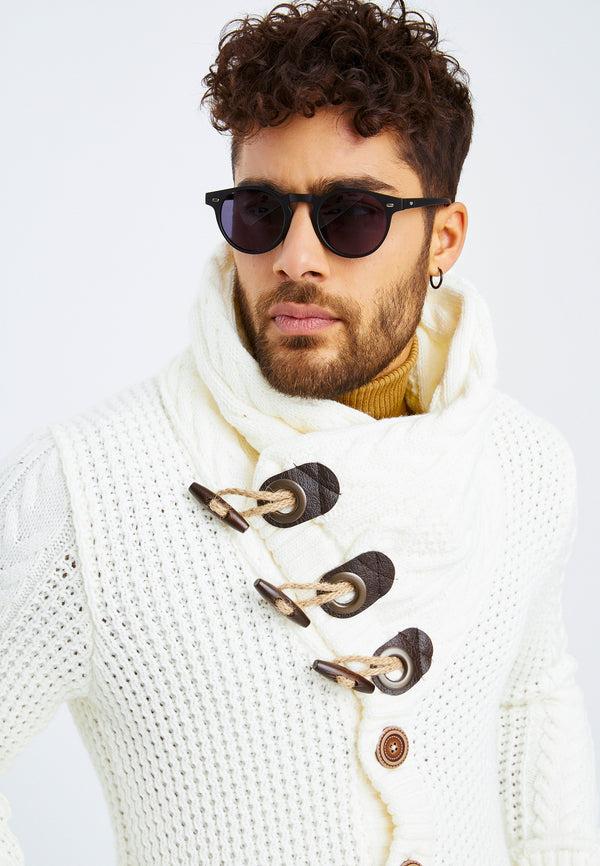 Leif Nelson Strickjacke mit Schalkragen Saisonschlussverkauf