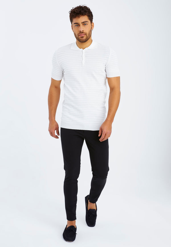 Leif Nelson Polo-Shirt Feinstrick Black Friday