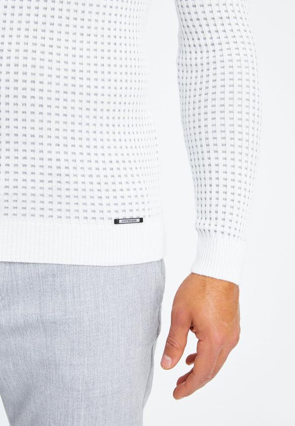Leif Nelson Strickpullover Feinstrick Rundhals Cyber Monday