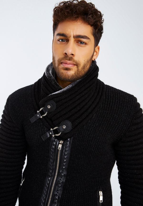 Leif Nelson Strickjacke mit Schalkragen Valentinstagsangebot