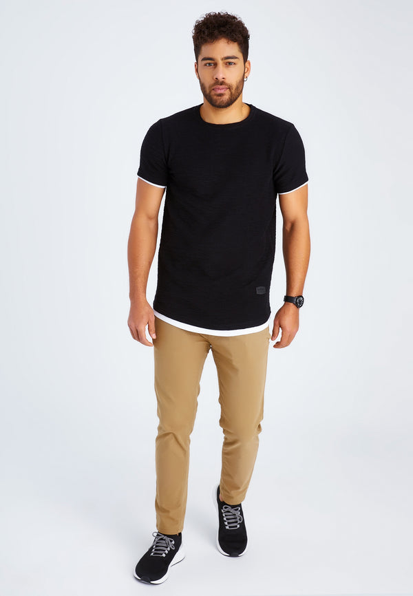 Leif Nelson Rundhals-Shirt Lagerräumung