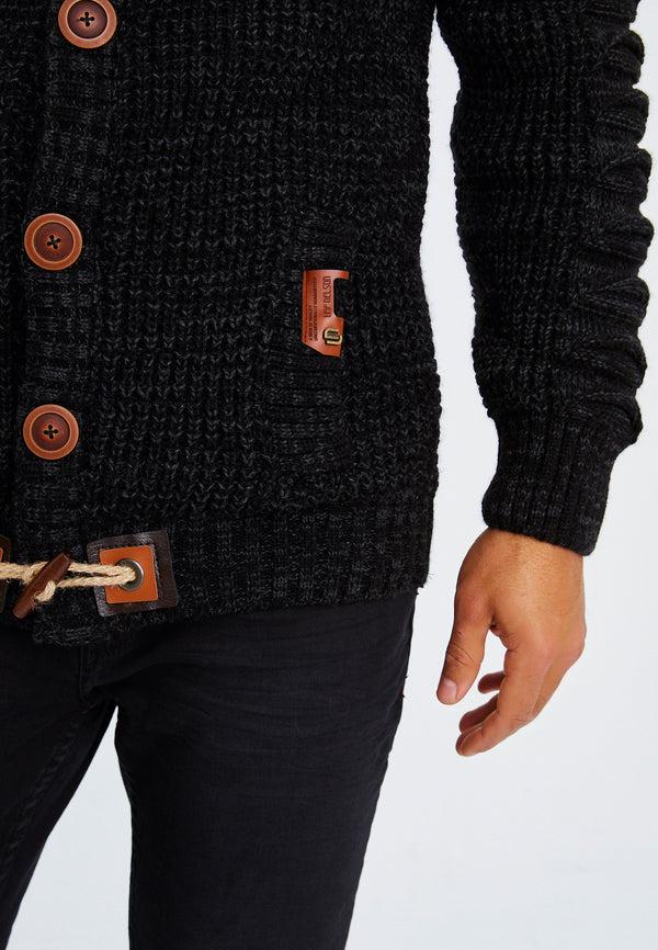 Leif Nelson Strickpullover Grobstrick mit Schalkragen Neuheiten