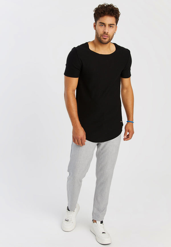 Leif Nelson Rundhals-Shirt Feinstrick Kauf eins, bekomm eins gratis